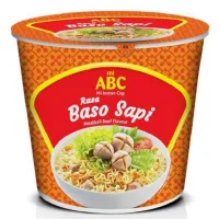Mie ABC Cup Beef Meatball Soup Noodle