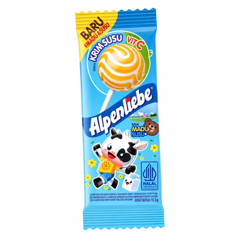 Alpenliebe Lollipop Honey Milk