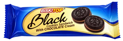 Biskitop Black Cookies Chocolate Cream 50gr