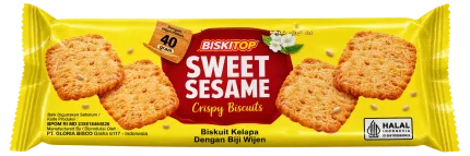 Biskitop Sweet Sesame Crispy 40gr