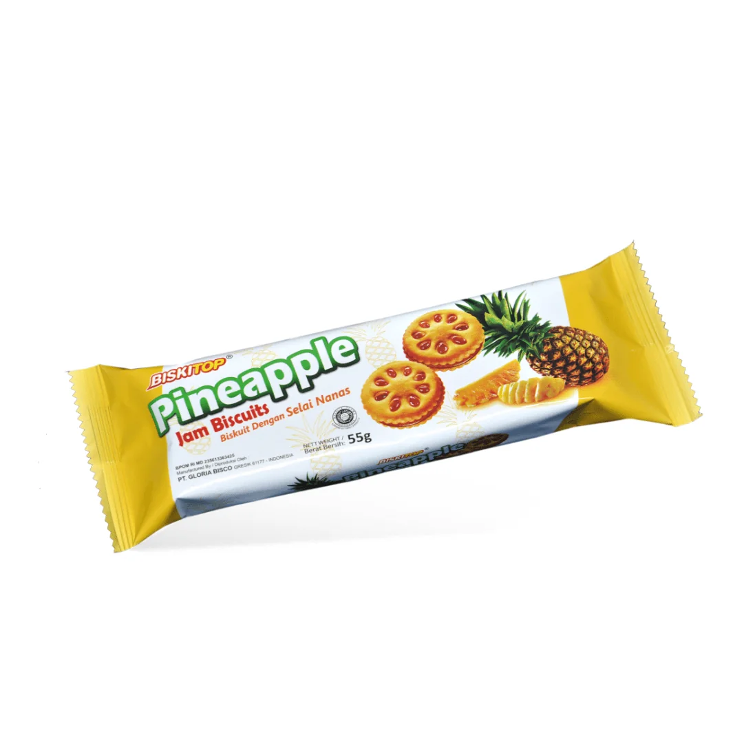 Biskitop Pineapple Jam Biscuit 55gr Biskitop Pineapple Jam Biscuit 55gr