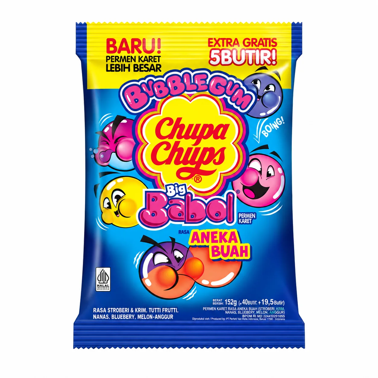 Big Babol Mono Assorted 152gr Big Babol Mono Assorted 152gr