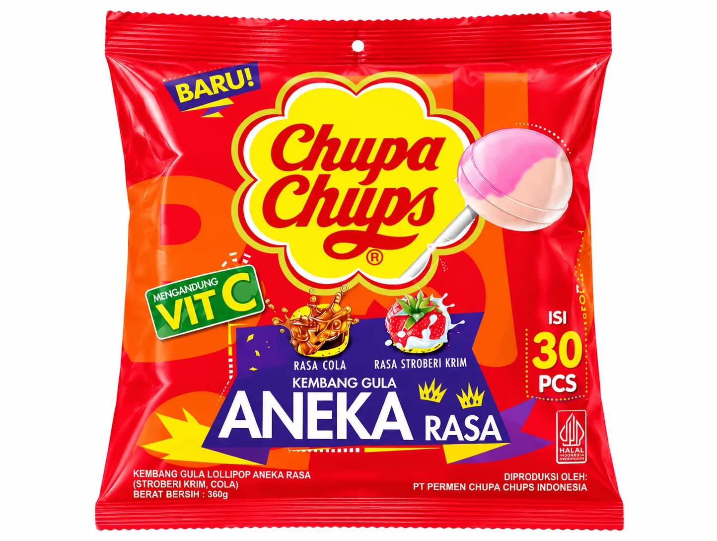 Chupa Chups Lollipop Classic Bag 270gr Chupa Chups Lollipop Classic Bag 270gr