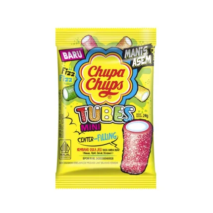 Chupa Chups Sour Tubes Mini Bag 24gr