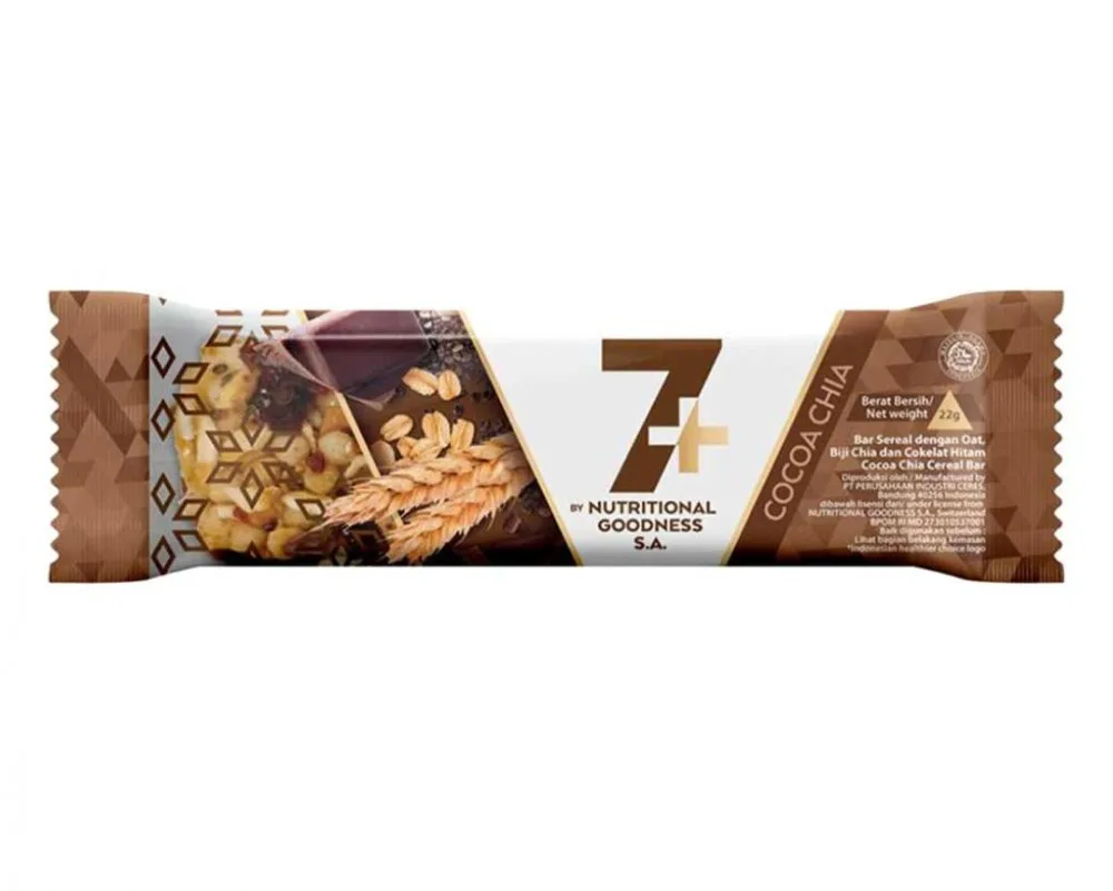 DELFI 7+ Cereal Bar 8x12x22gr - Cocoa Chia DELFI 7+ Cereal Bar 8x12x22gr Cocoa Chia