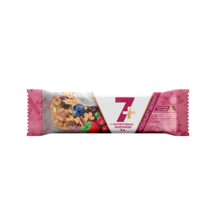 DELFI 7+ Cereal Bar 8x12x22gr   Yoghurt Berry