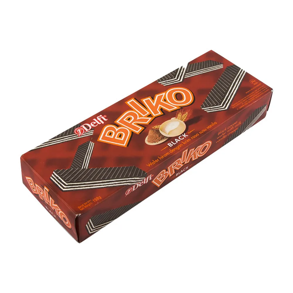 DELFI BRIKO Wafer Box 24x145gr - Black DELFI BRIKO Wafer Box 24x145gr Black