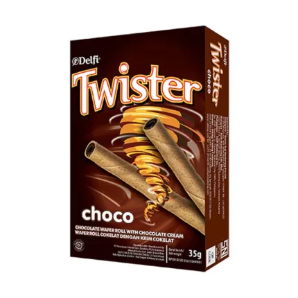 DELFI TWISTER Box 24x35gr   Choco
