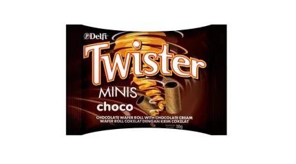 DELFI TWISTER Minis 6x10x30gr   Chocolate
