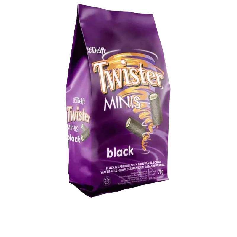 DELFI TWISTER Minis Bag 20x70gr - Black DELFI TWISTER Minis Bag 20x70gr Black