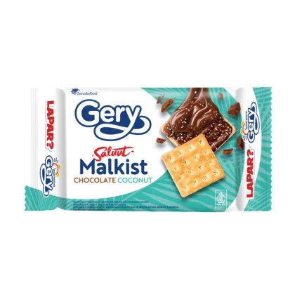 Gery Saluut Malkist Chocolate Coconut 105gr