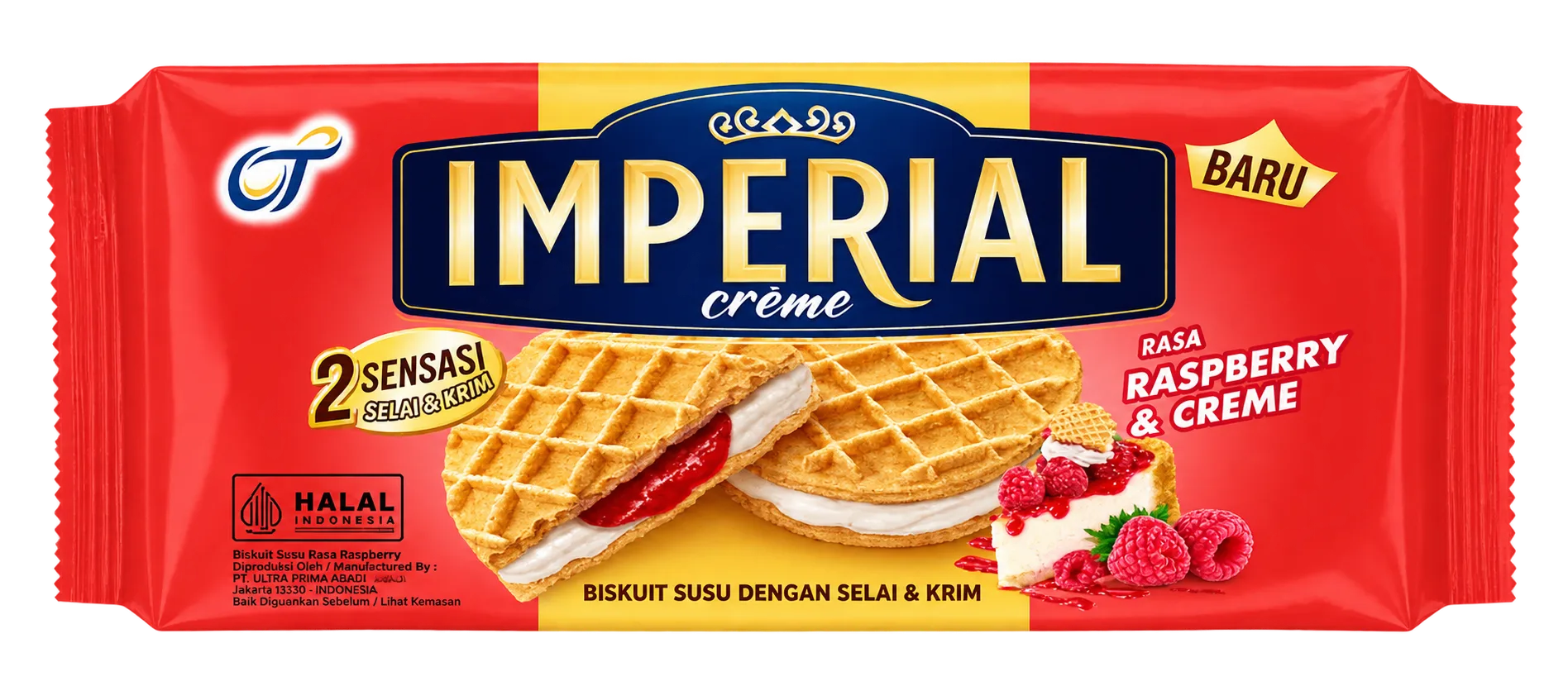 Imperial Biscuit Raspberry Crème 162gr Imperial Biscuit Raspberry Crème 162gr