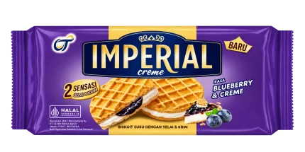 Imperial Waffle Biscuit Blueberry Crème 162gr