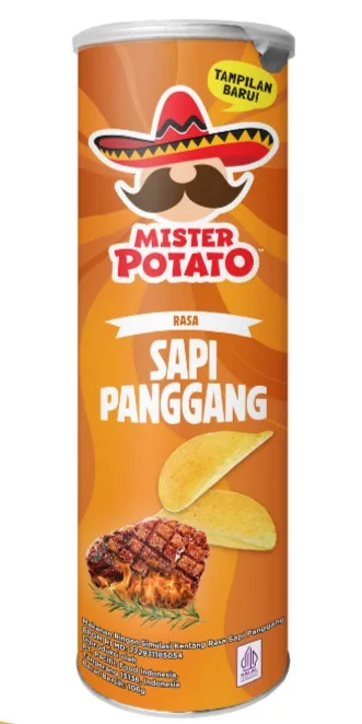 Mr Potato Chips Roasted Beef 106gr