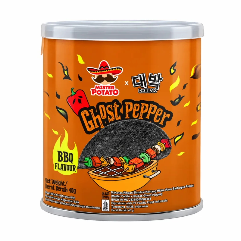 Mr Potato Ghost Pepper Chips BBQ 40gr