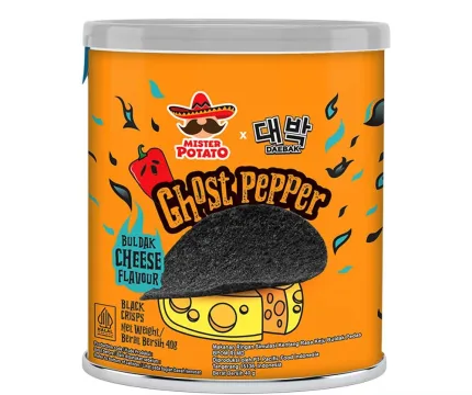 Mr Potato Ghost Pepper Chips Buldak Cheese 40gr