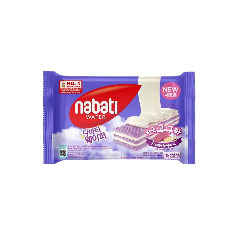 Nabati Wafer Korean Goguma 35gr Nabati Wafer Korean Goguma 35gr
