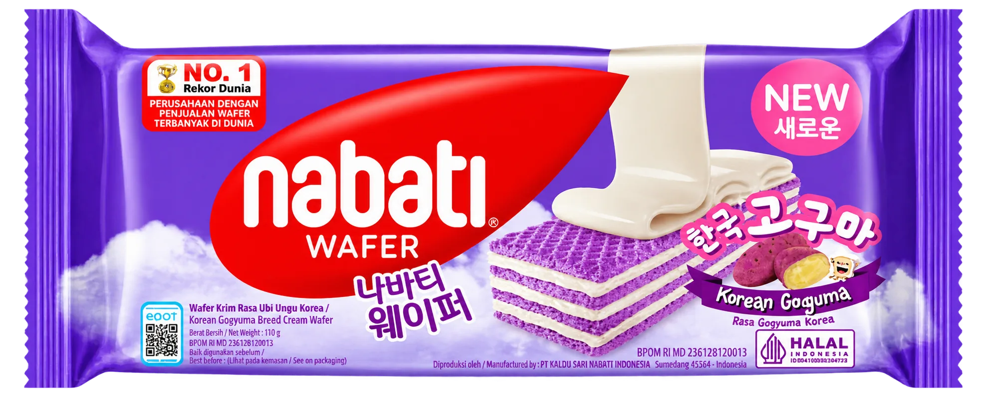 Nabati Wafer Korean Goguma 110gr Nabati Wafer Korean Goguma 110gr