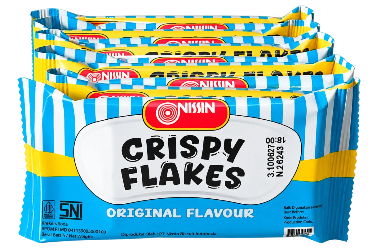 Nissin Crispy Flakes Crackers 20gr