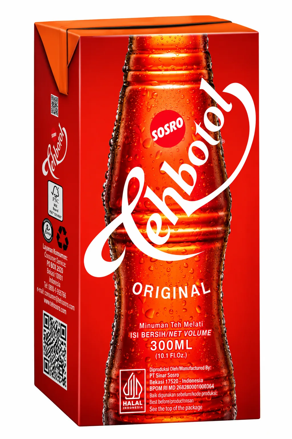 Sosro Teh Botol Tetra Pack 300ml Sosro Teh Botol Tetra Pack 300ml