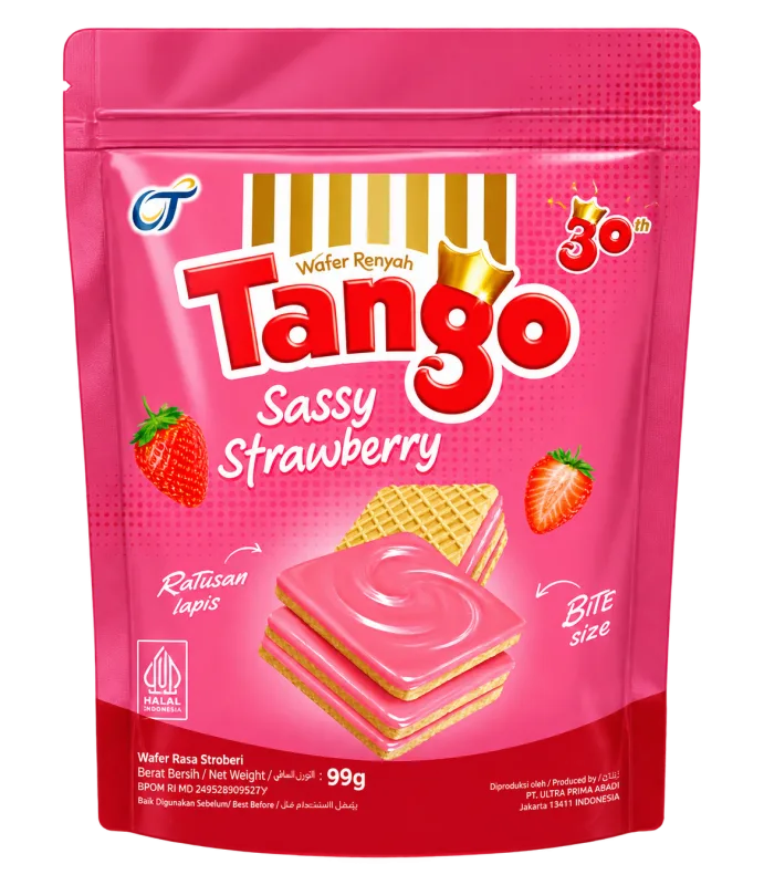 Tango Wafer Pouch Strawberry 99gr
