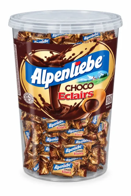 Alpenliebe Choco Eclairs Jar 360gr – wholesale export Indonesia