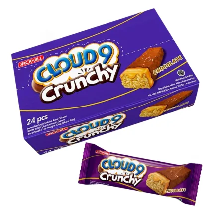 Cloud9 Crunchy Rice Crispy Caramel Chocolate 24x7gr