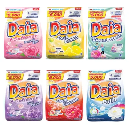 Daia Powder Detergent Bag 245gr