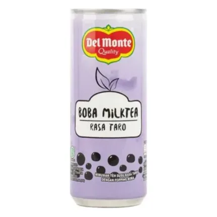 Del Monte RTD Boba Milk Tea Taro 240ml