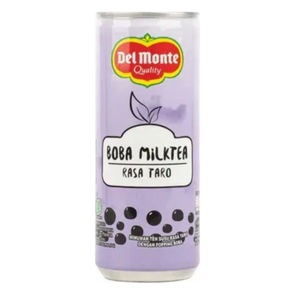 Del Monte RTD Boba Milk Tea Taro 240ml Del Monte RTD Boba Milk Tea Taro 240ml