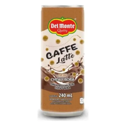 Del Monte RTD Caffe Latte Chewy Boba 240ml