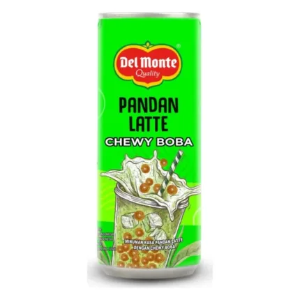 Del Monte RTD Pandan Latte Chewy Boba 240ml