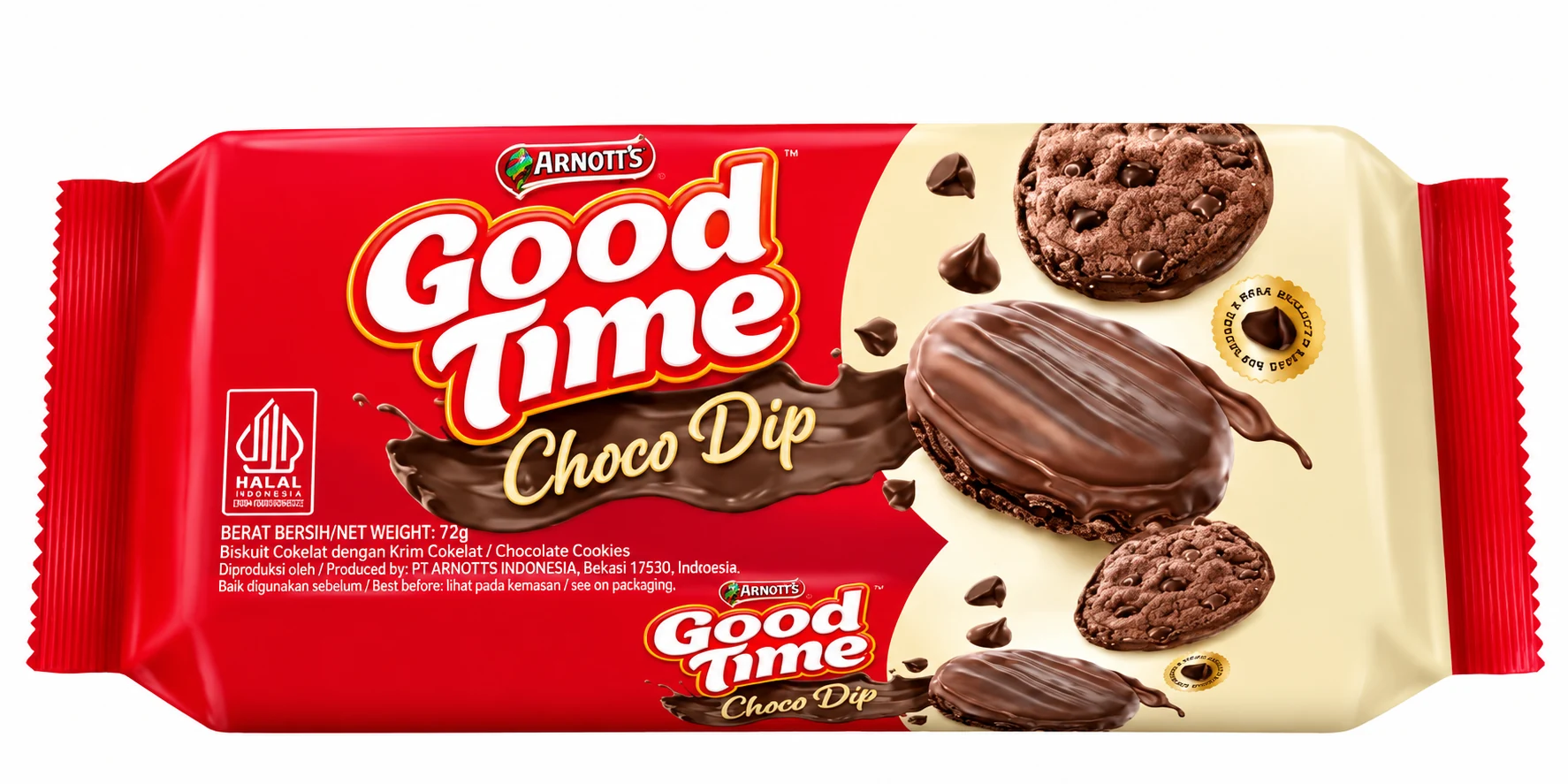 Good Time Choco Dip 72gr Good Time Choco Dip 72gr – Arnott's Good Time wholesale export Indonesia