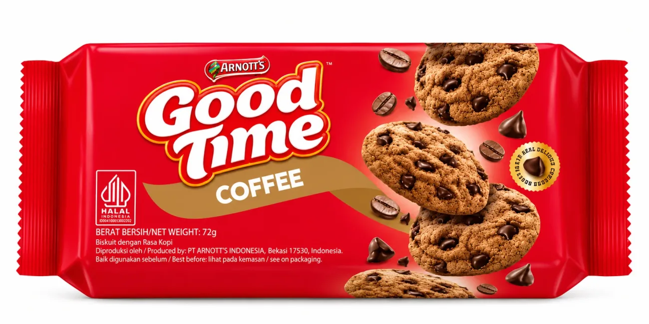 Good Time Coffee 72gr – Arnott's Good Time wholesale export Indonesia