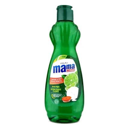 Mama Lemon Liquid Dishwash Lime Bottle 400ml