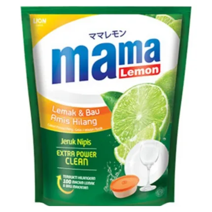 Mama Lemon Liquid Dishwash Pouch 1500ml