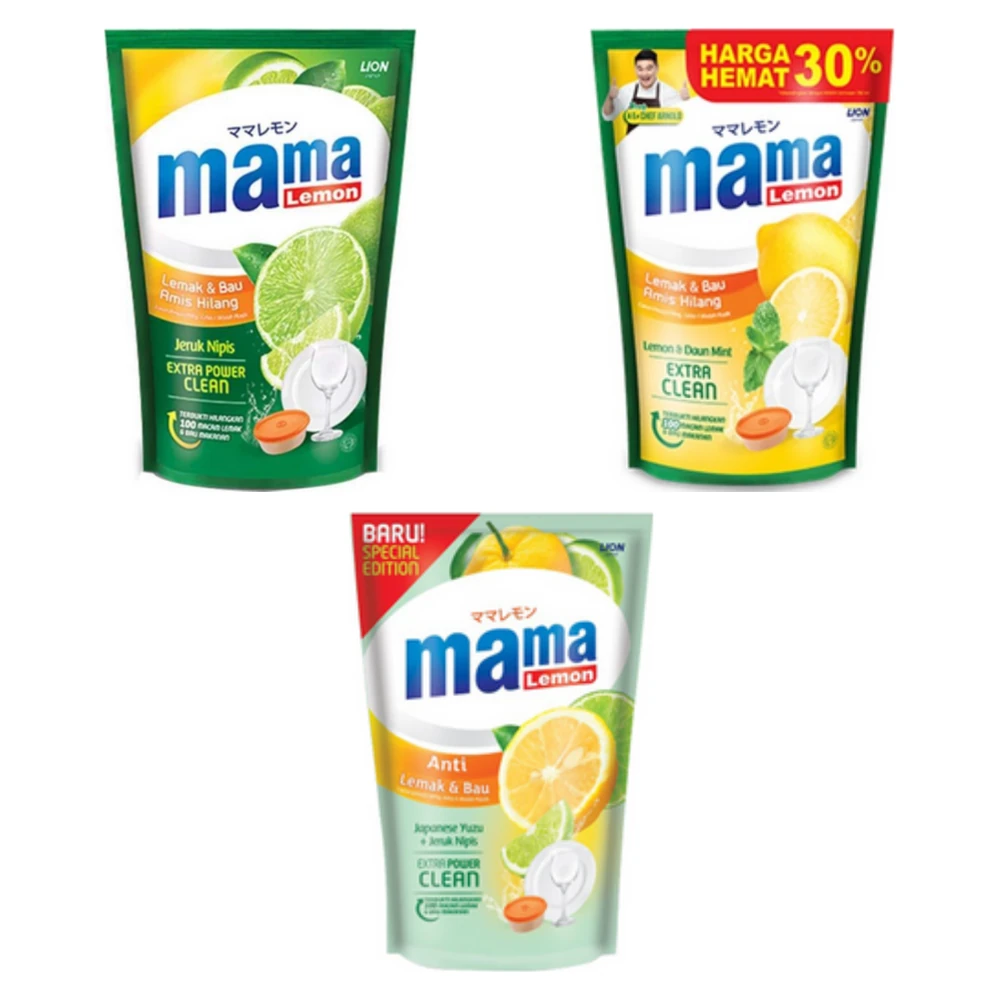 Mama Lemon Liquid Dishwash Pouch 680ml Mama Lemon Liquid Dishwash Pouch 680ml