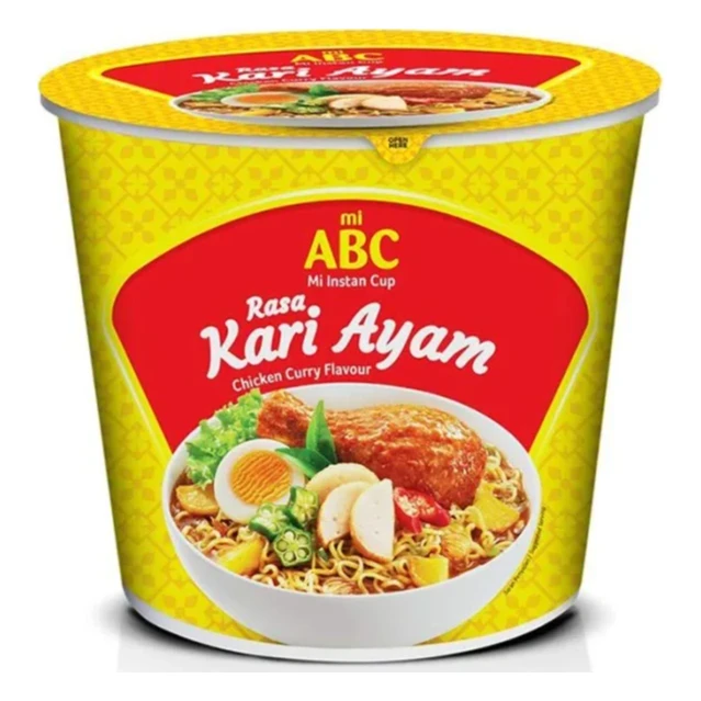Mie ABC Cup Chicken Curry Noodle Mie ABC Cup Chicken Curry Noodle