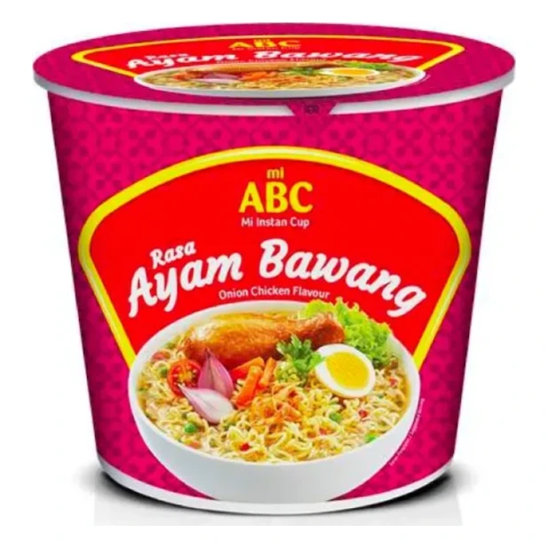 Mie ABC Cup Chicken Onion Noodle Mie ABC Cup Chicken Onion Noodle