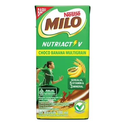 Milo Nutri-Activ Choco Banana Multigrain Milk UHT 180ml