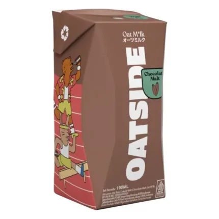 Oatside Oat Milk Chocolate Malt 200ml (Straws)