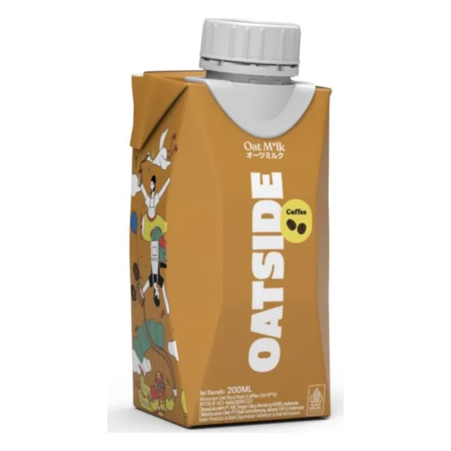 Oatside Oat Milk Coffee 200ml (Caps) Oatside Oat Milk Coffee 200ml (Caps)