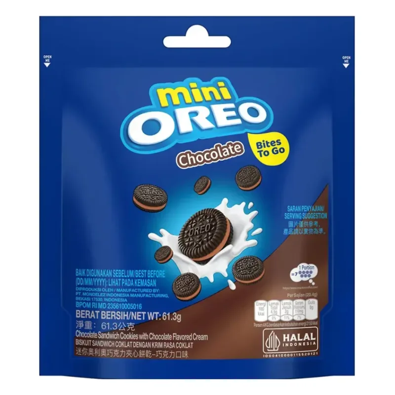 Oreo Bites Pouch 61,3gr Chocolate