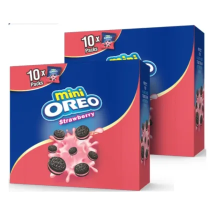 Oreo Mini Pouch in Box Strawberry 204gr