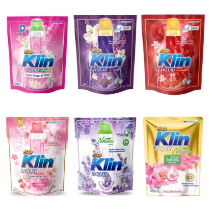 SoKlin Liquid Detergent Pouch 1600ml