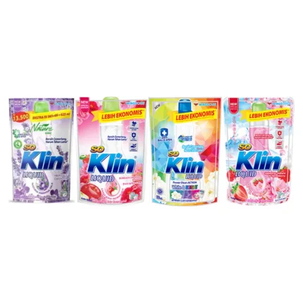 SoKlin Liquid Detergent Pouch 525ml